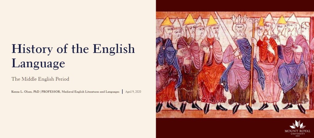 History of the English Language Middle English Period thumbnail